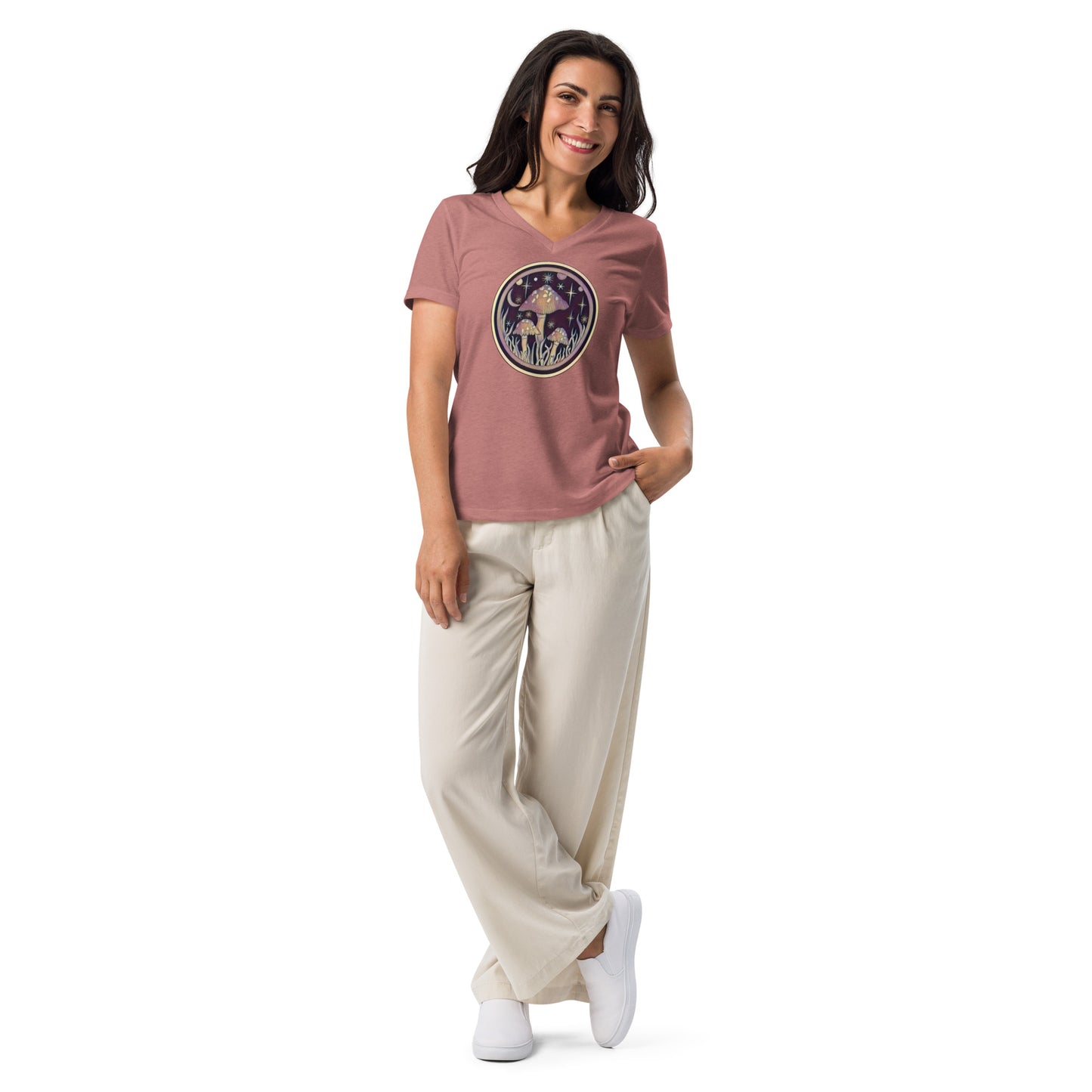 Mushroom Magic 1 Vneck
