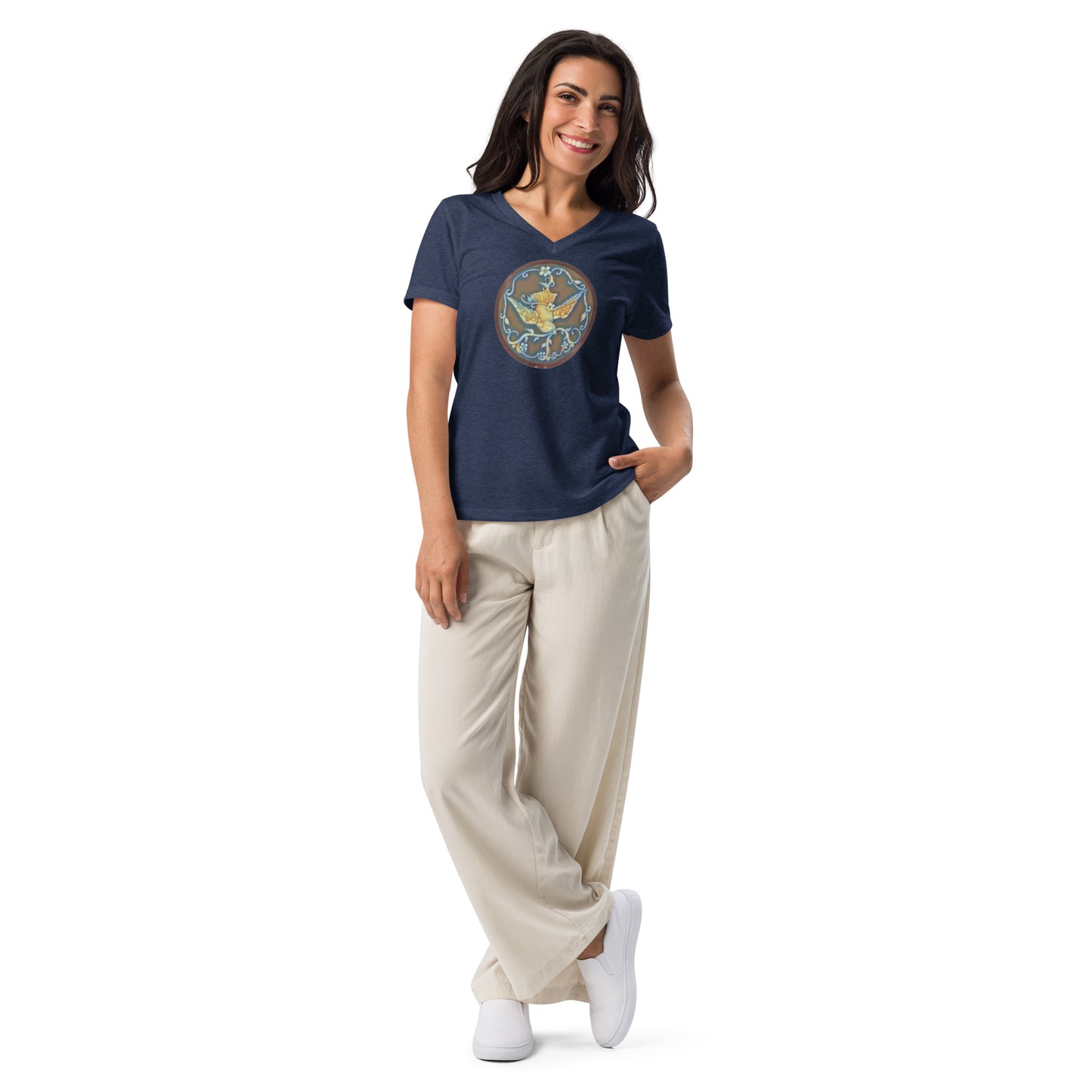 Dove of Peace 1 Vneck