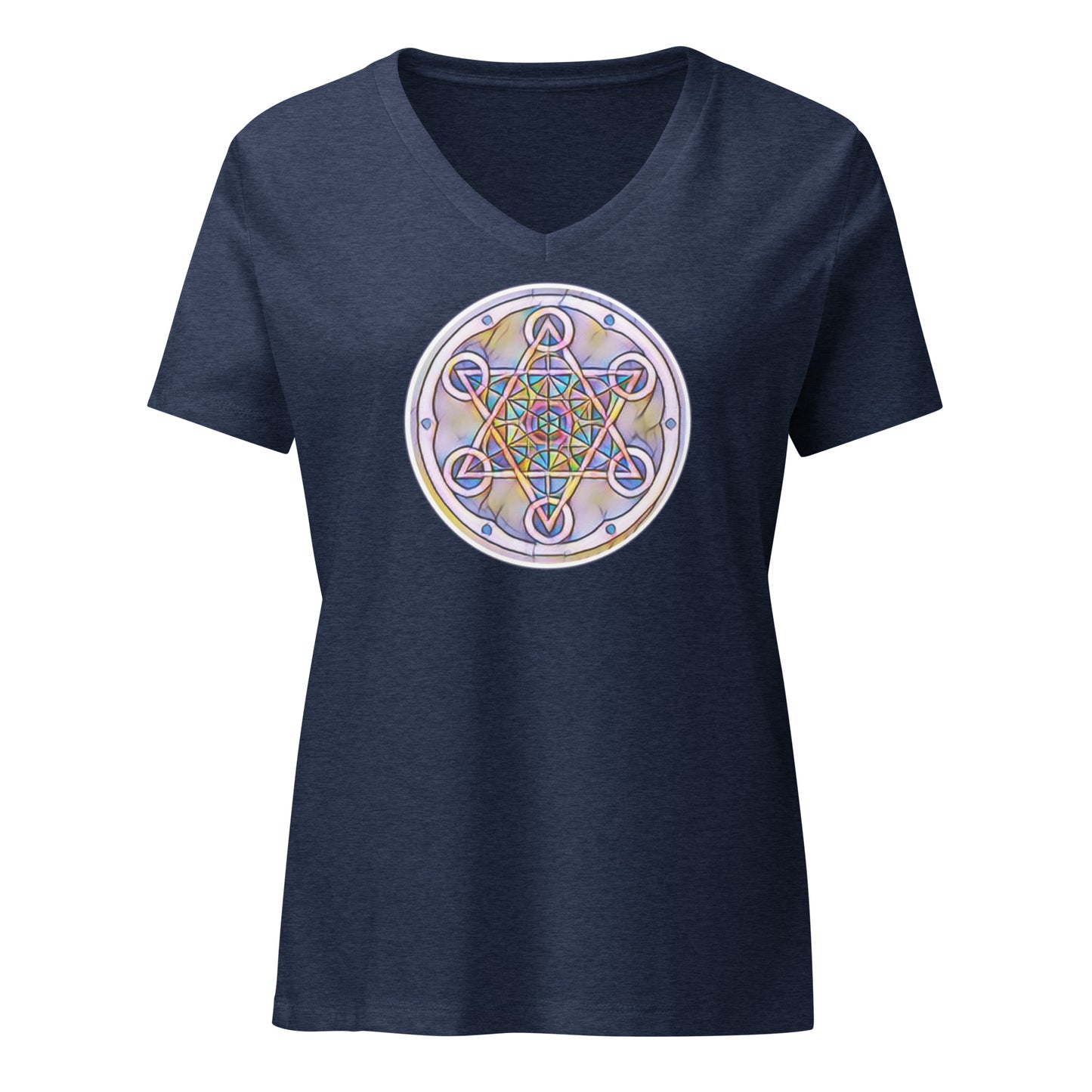 Metatron Cube 1 Vneck