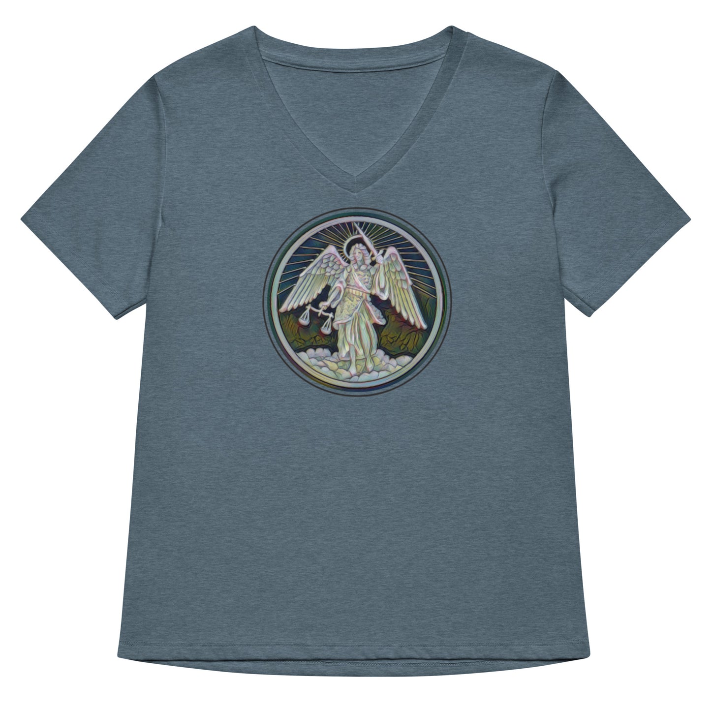 Archangel Michael 2 Vneck