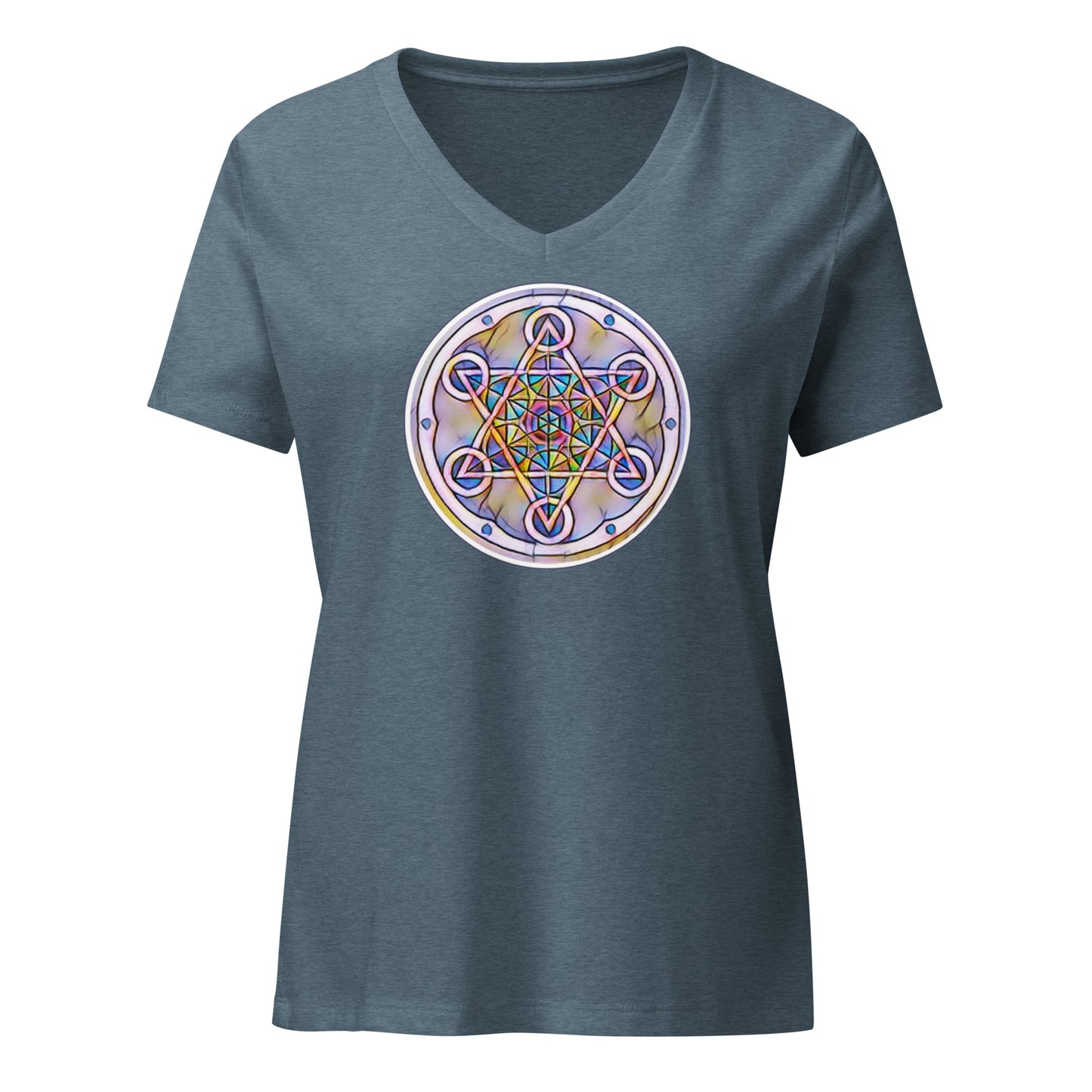 Metatron Cube 1 Vneck