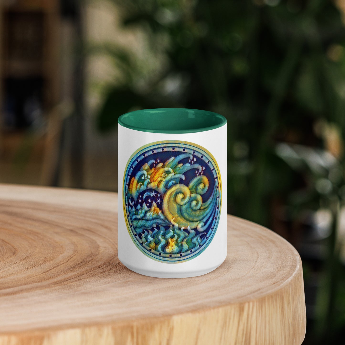 Emphasis Earth colorful Mug