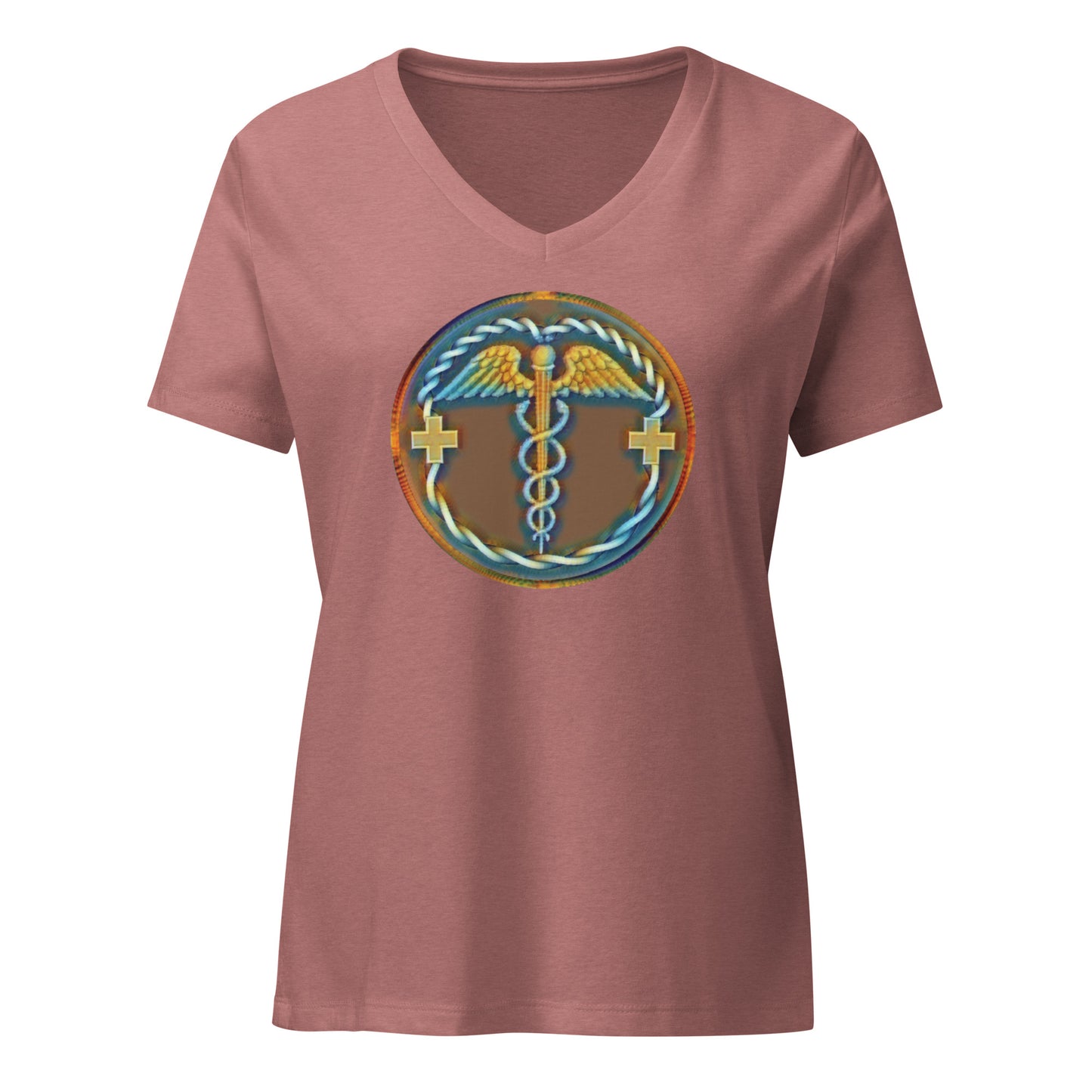 Caduceus 1 Vneck