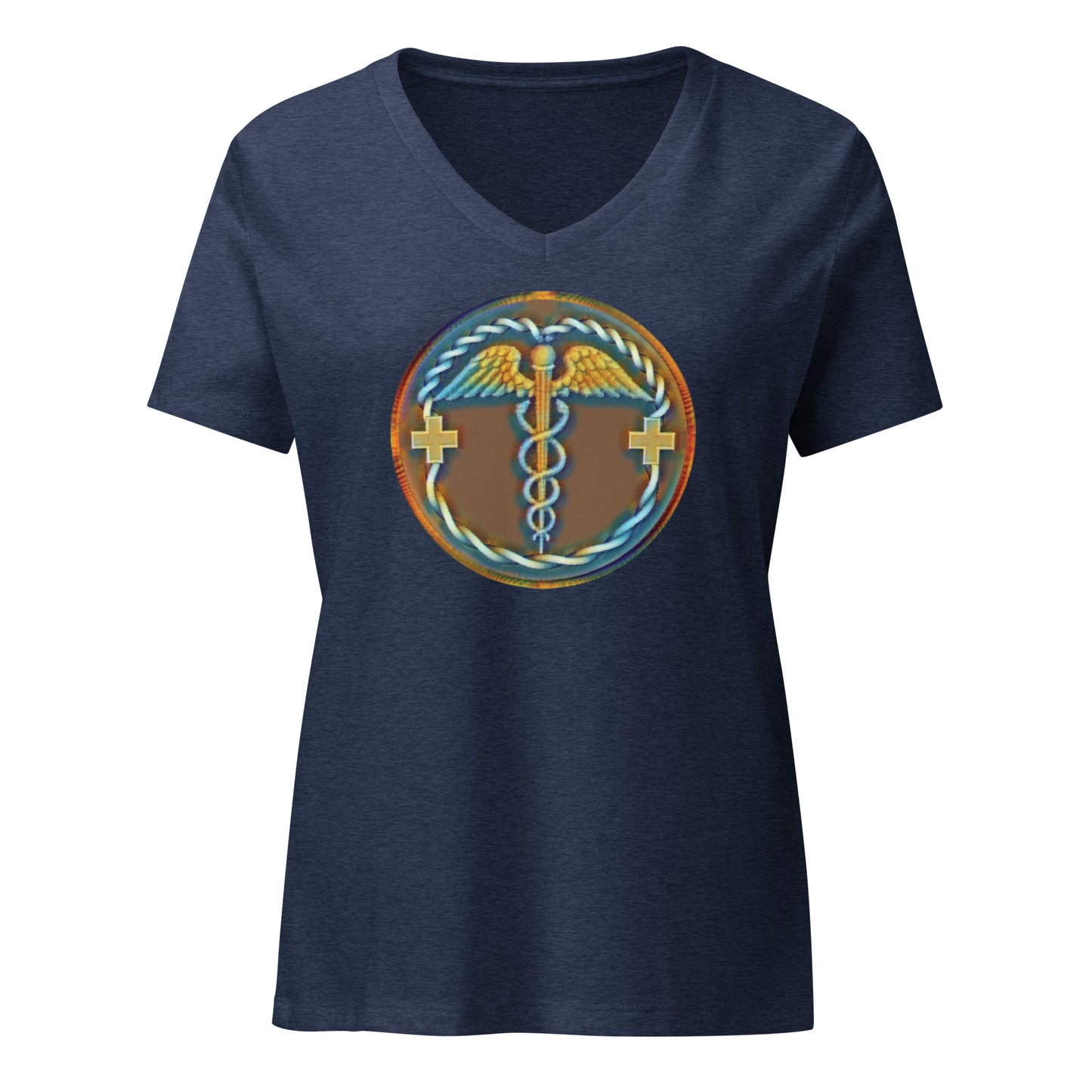 Caduceus 1 Vneck