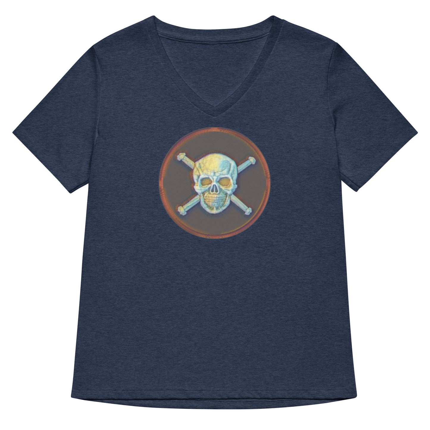 Skull & Crossbones Vneck