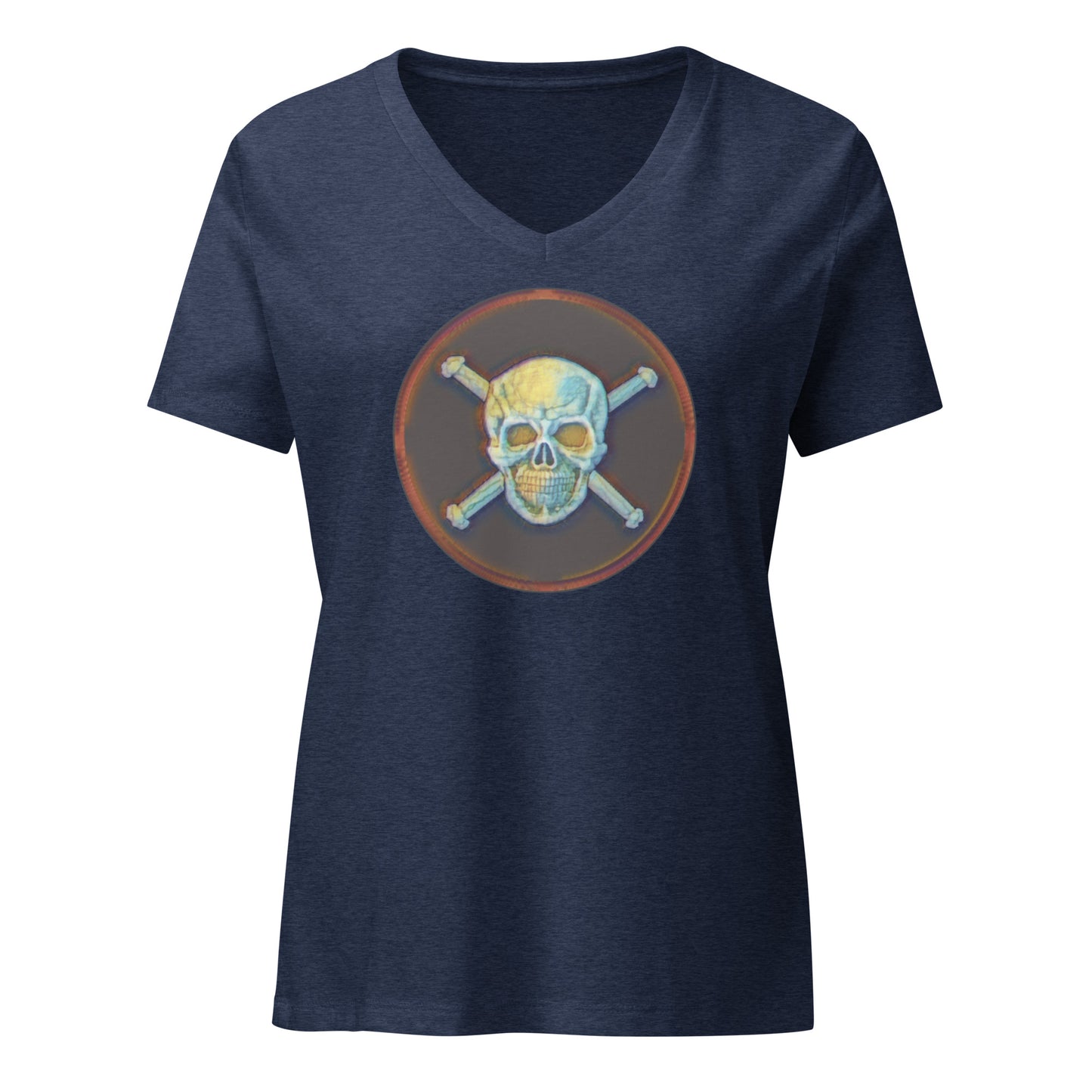 Skull & Crossbones Vneck