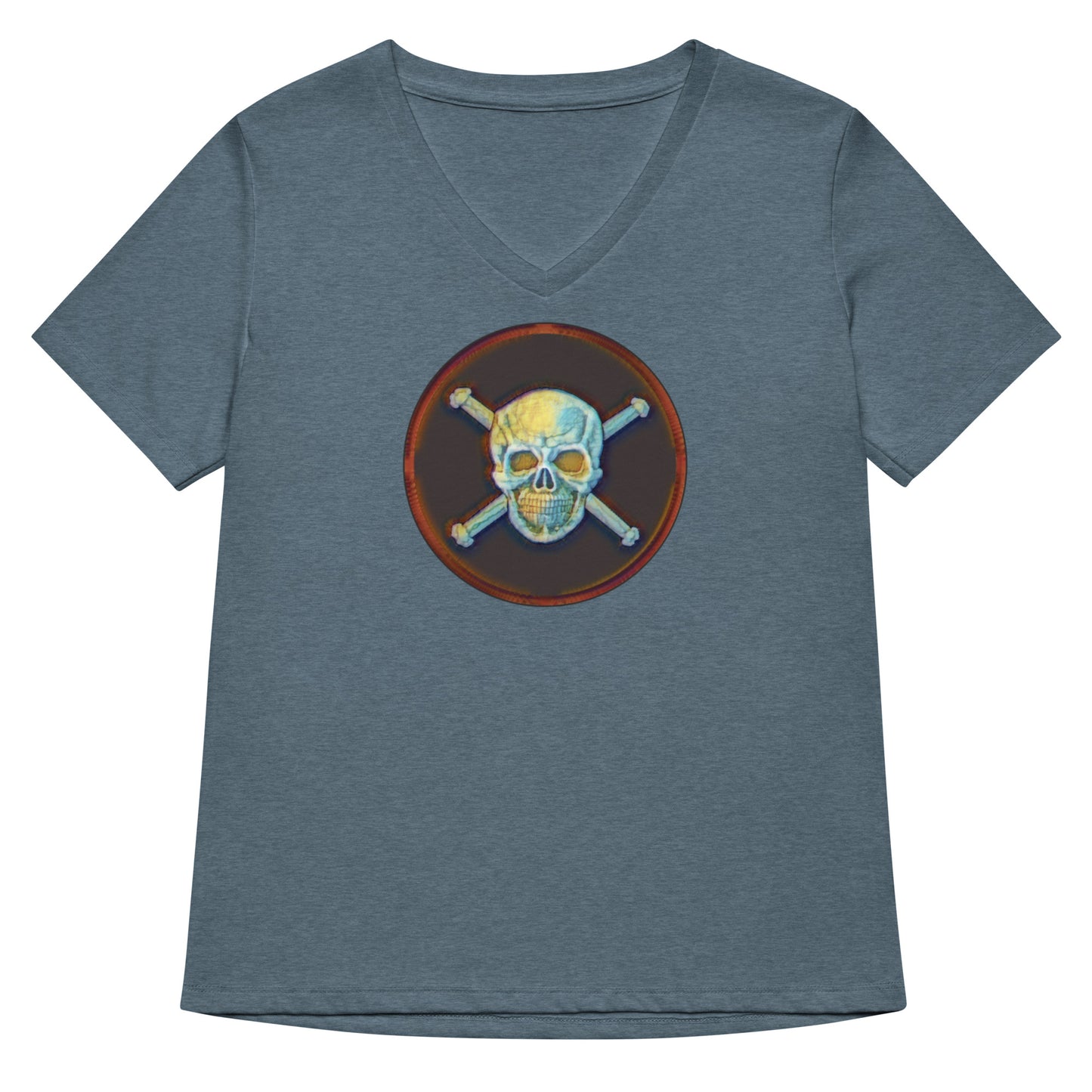 Skull & Crossbones Vneck