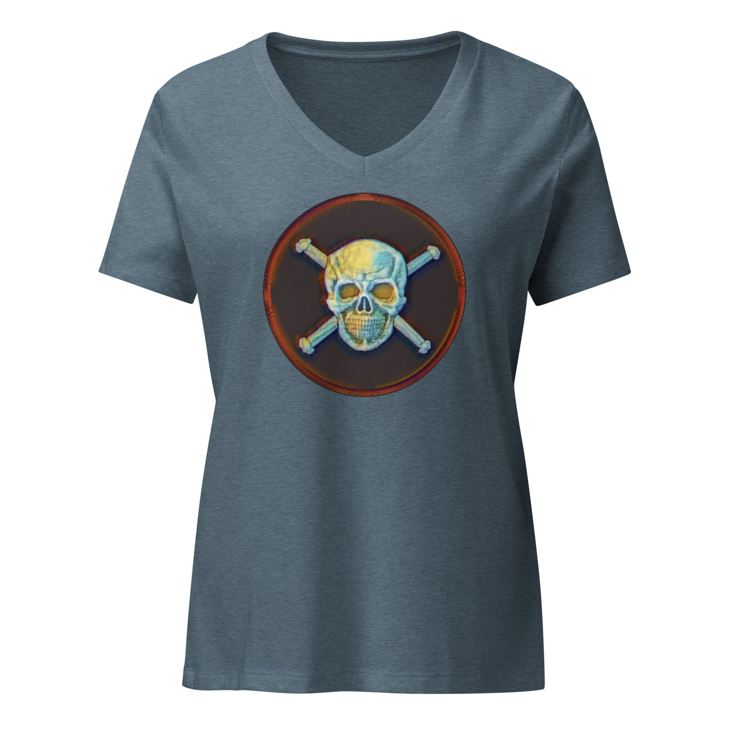 Skull & Crossbones Vneck